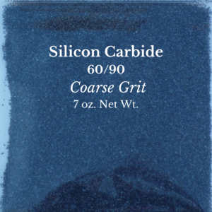 Silicon carbide 60/90 coarse rock tumbler grit, 7 oz bag